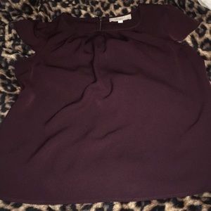 Burgundy Loft Blouse.